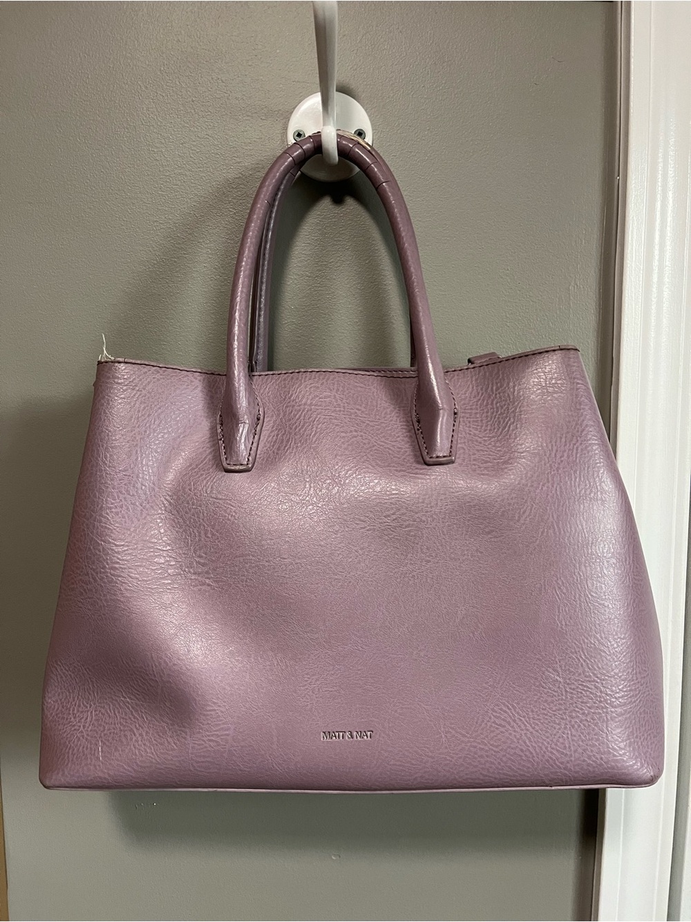 Matt & Nat Mauve Faux Leather Tote